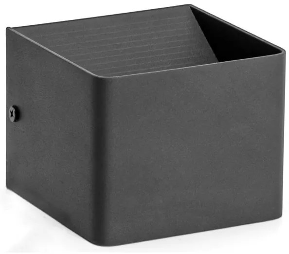 Aplică LED Aigostar LED/5,5W/230V 10x10 cm negru