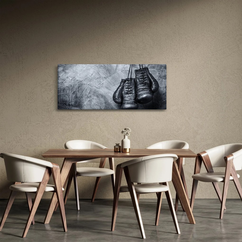 Tablou - Mănuși de box (120x50 cm)