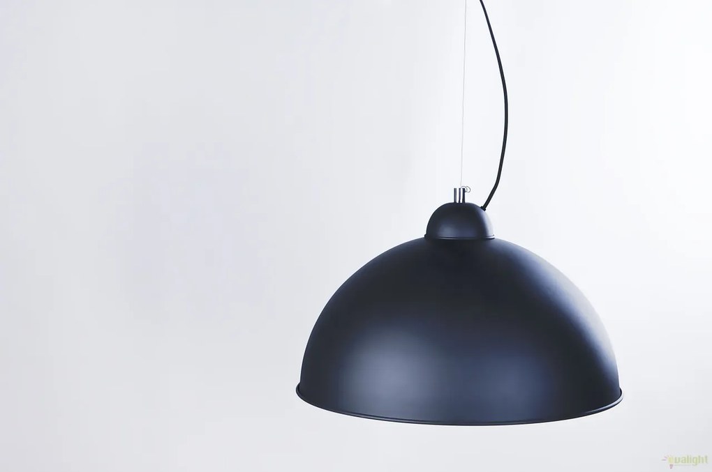 Lustra/Pendul metalic design modern 53cm TOMA BLACK