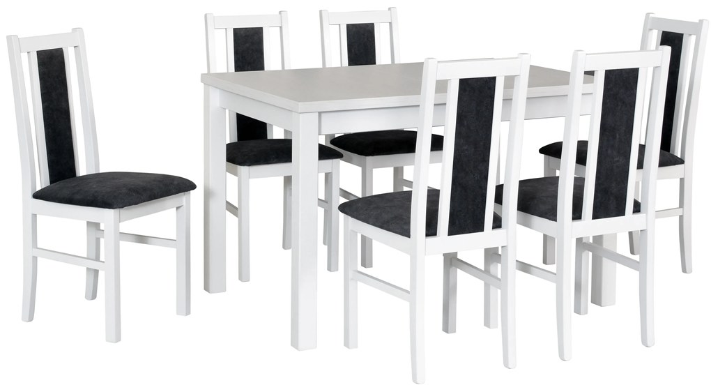 Set masă scaune pentru sufragerie Emerys (pentru 4 până la 6 persoane). 608099