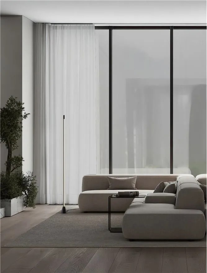 Lampa LED de podea stil minimalist LITEE negru