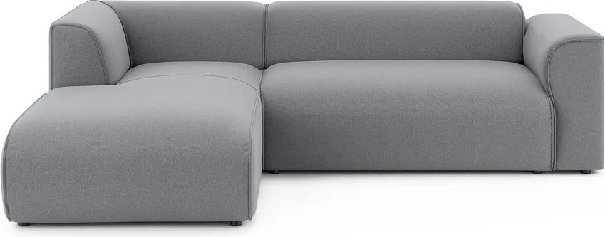 Colțar gri deschis (cu colț pe partea stângă/cu șezlong) Merid – Ropez