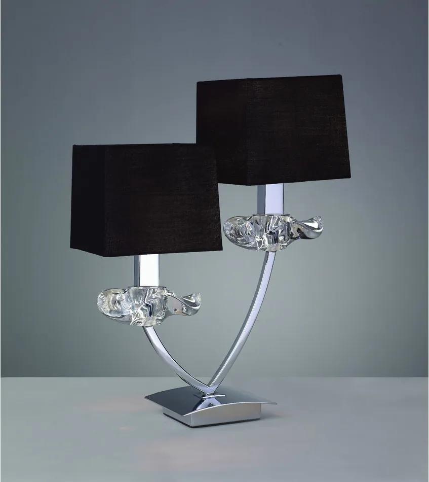 Mantra AKIRA 0790 Veioze, Lampi de masă crom metal 2xE14 max. 40 W IP20