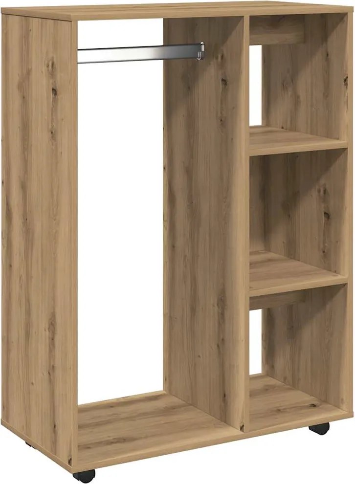 vidaXL Șifonier, stejar artizanal, 80x40x110 cm, lemn prelucrat