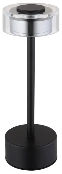 Lampă LED dimabilă de masă Globo 21026S SHIRA LED/2,5W/3,7V 2700/4000/6500K negru