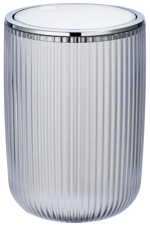 Coș de gunoi Wenko Acropoli, 2 l, alb argintiu
