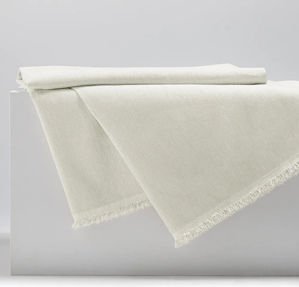 Cuvertură crem din janilie 220x240 cm Talo – Filumi