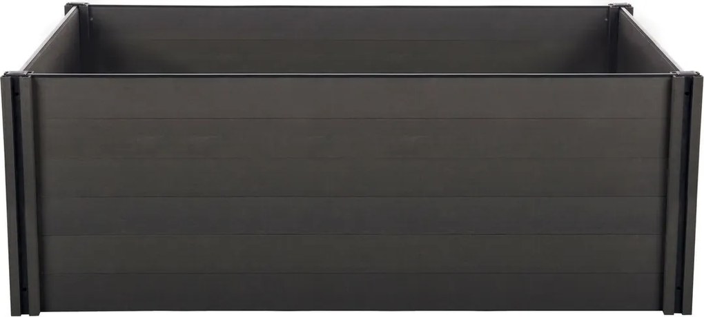 Paturi de flori înălțate G21 Crop 183 x 143 x 80,WPC, Eben, 80 cm