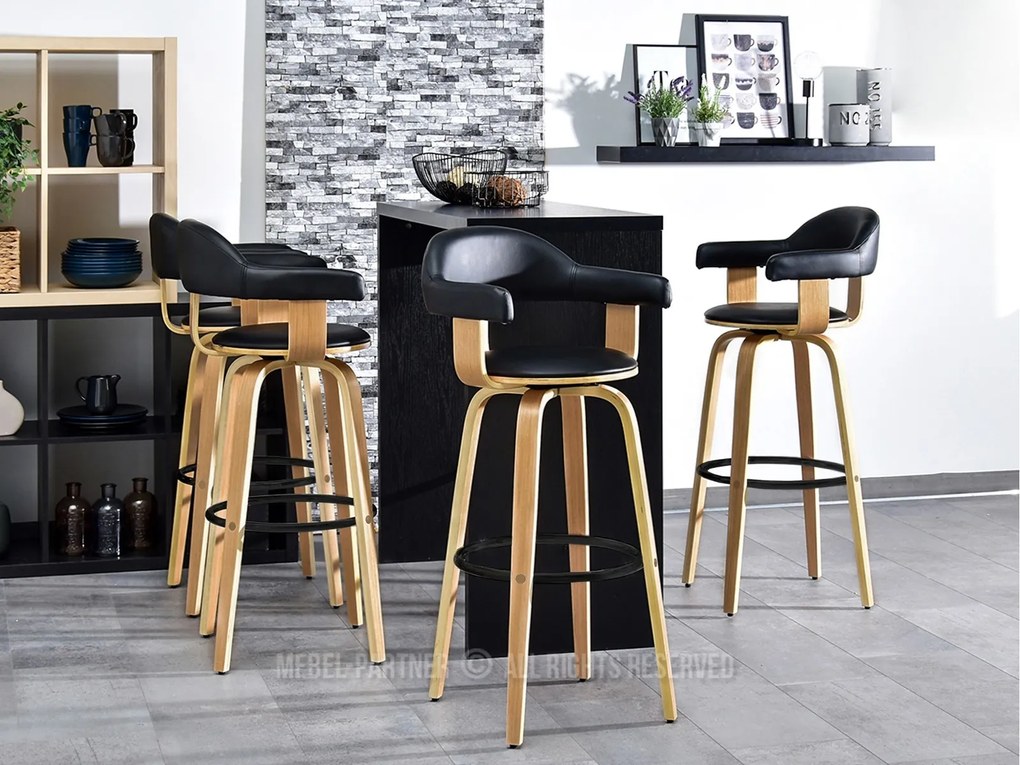 Scaun Herbert (stejar negru). Promo -12%. 1110591
