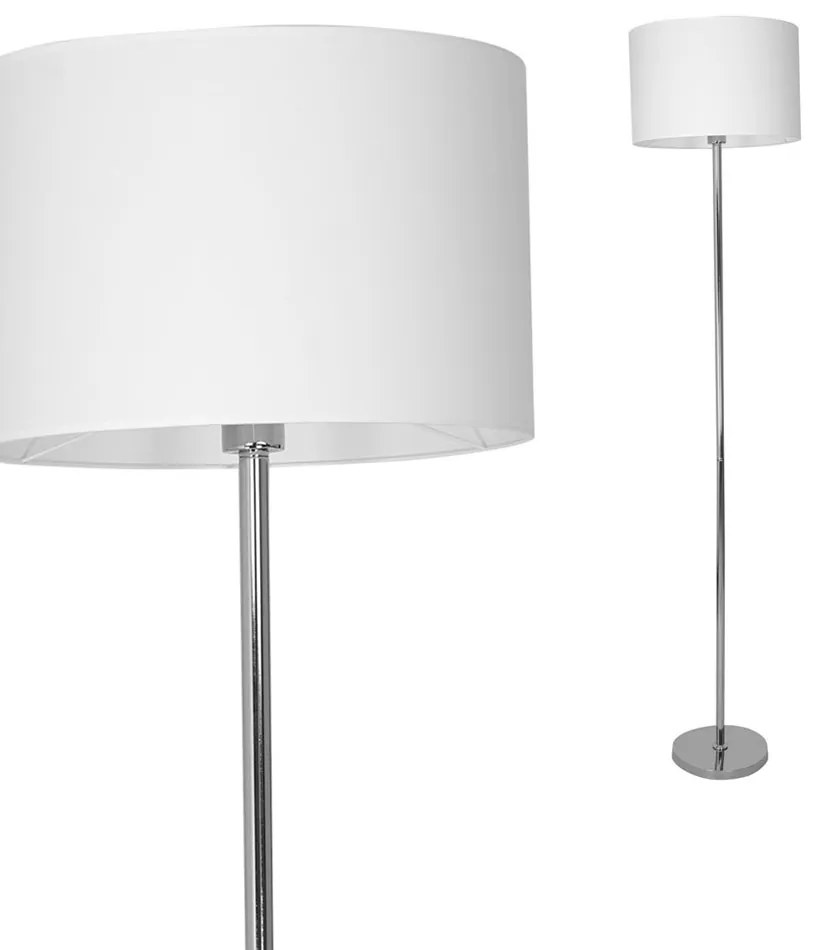 Lampadar CASINO WHITE Milagro Modern, E27, Argintiu, ML6376, Polonia