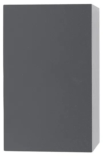 Set de 2 Aplice Moderne Gri Închis cu 2 Lumini IP44 - Baleno