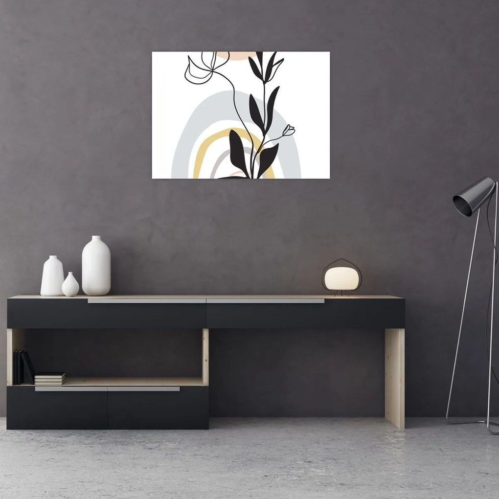 Tablou - Flori într-o vază N⁰1 (70x50 cm)