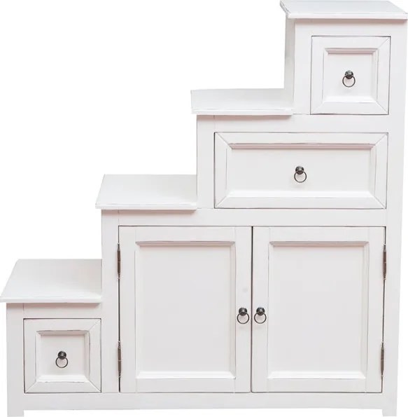 Comoda mica tip scara, L94 41 H97 cm, stanga