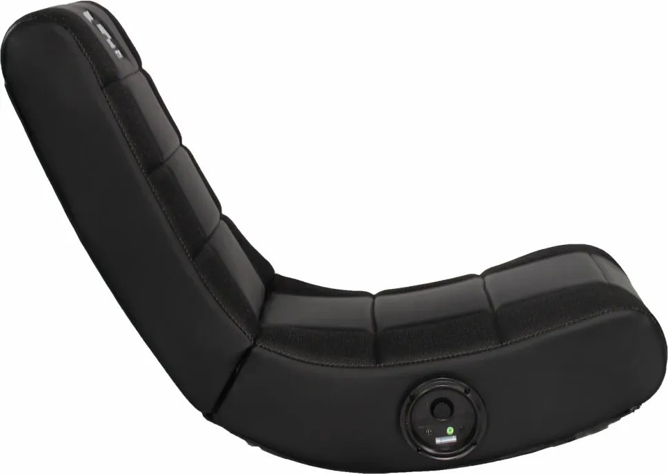 Fotoliu gaming, boxe încorporate, conectare Bluetooth, pliabil, PU/Mesh, Negru