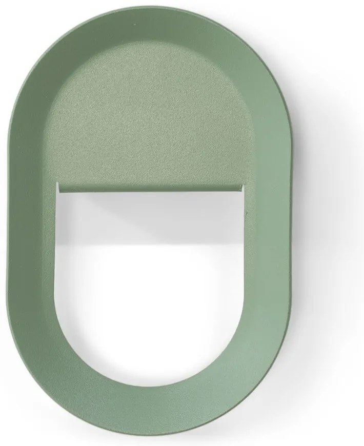 Cârlig verde prăfuit de montat pe perete din oțel Coucou – Spinder Design