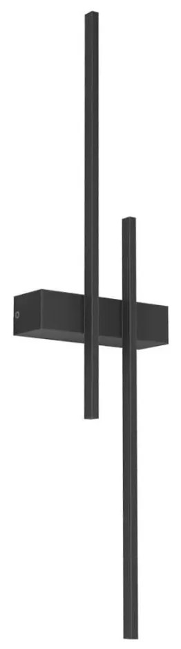 Redo 01-2747 - Aplică de perete LED TANGENT, 13W/230V, CRI 90, neagră