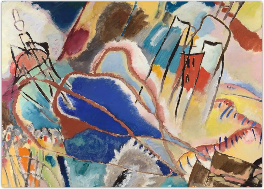 Tablou -  Vasily Kandinsky, Improvisation No. 30 (Cannons), reproducere (70x50 cm)