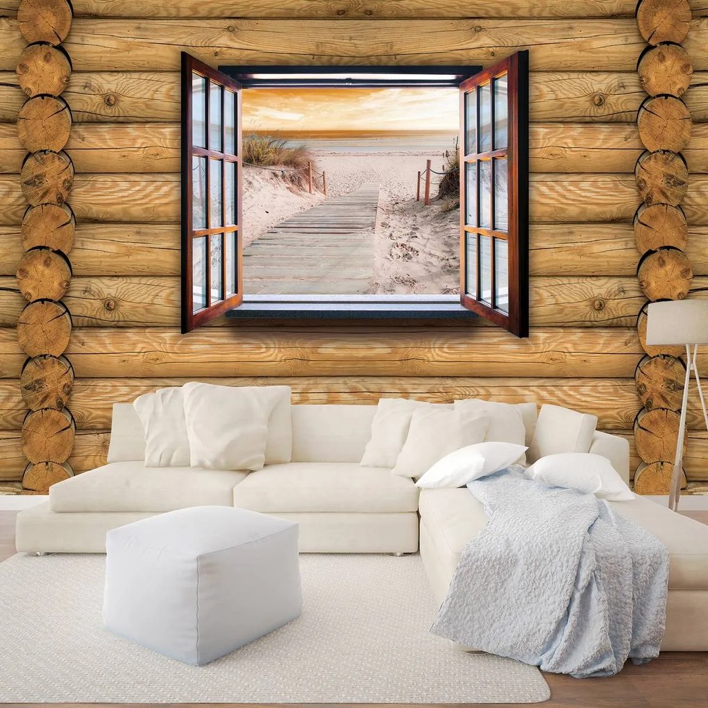 Fototapet - Privire spre plaja (152,5x104 cm)