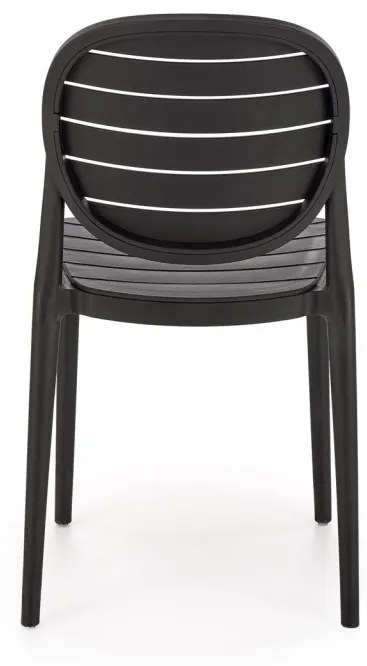 Scaun plastic K529 negru