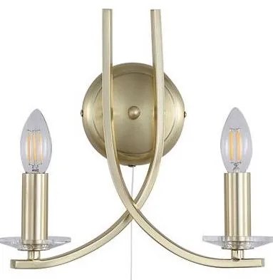 Searchlight 4162-2SB - Aplica de perete ASCONA 2xE14/60W/230V