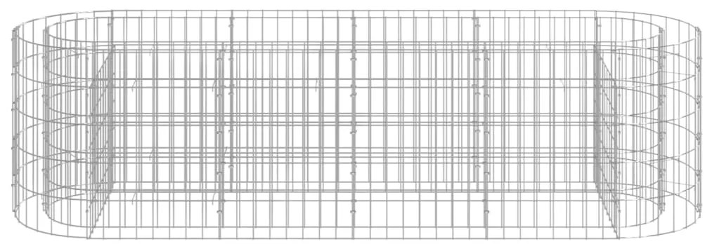 Strat inaltat gabion, 190x50x50 cm, fier galvanizat 190 x 50 x 50 cm, 1, 190 x 50 x 50 cm