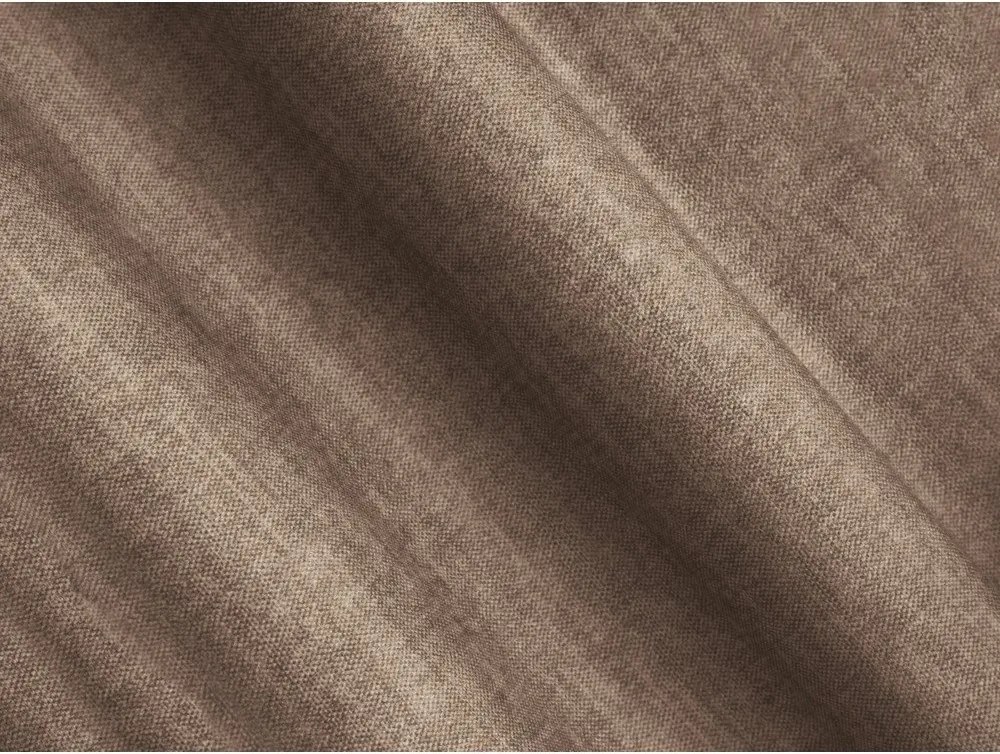 Canapea maro deschis cu tapițerie din catifea 255 cm Campi – Cosmopolitan Design