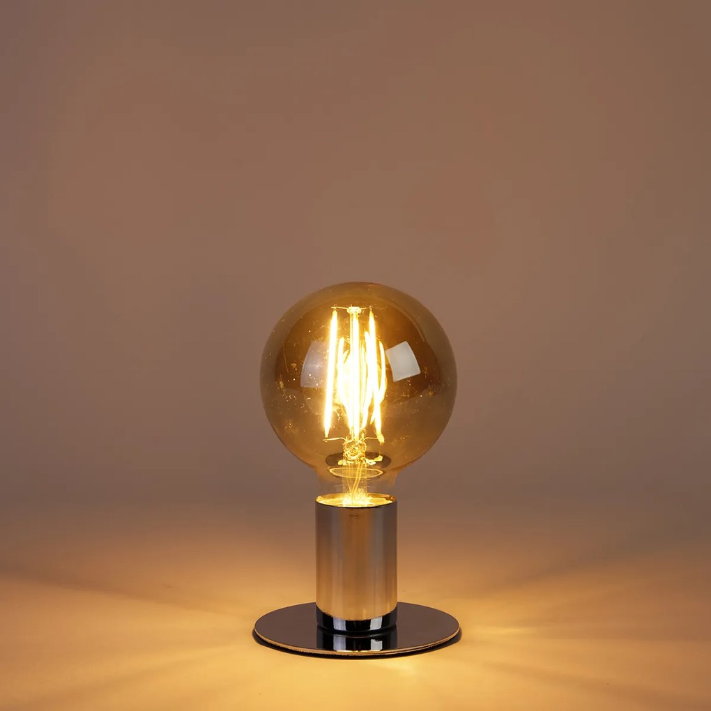 Lampă LED E27 reglabilă în 3 trepte G95 sticlă fum 5W 380 lm 2200K