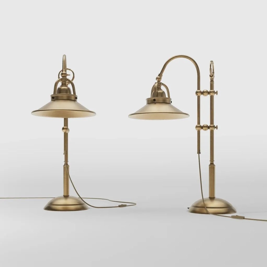 Lampa de masa stil industrial din alama personalizabila Alice