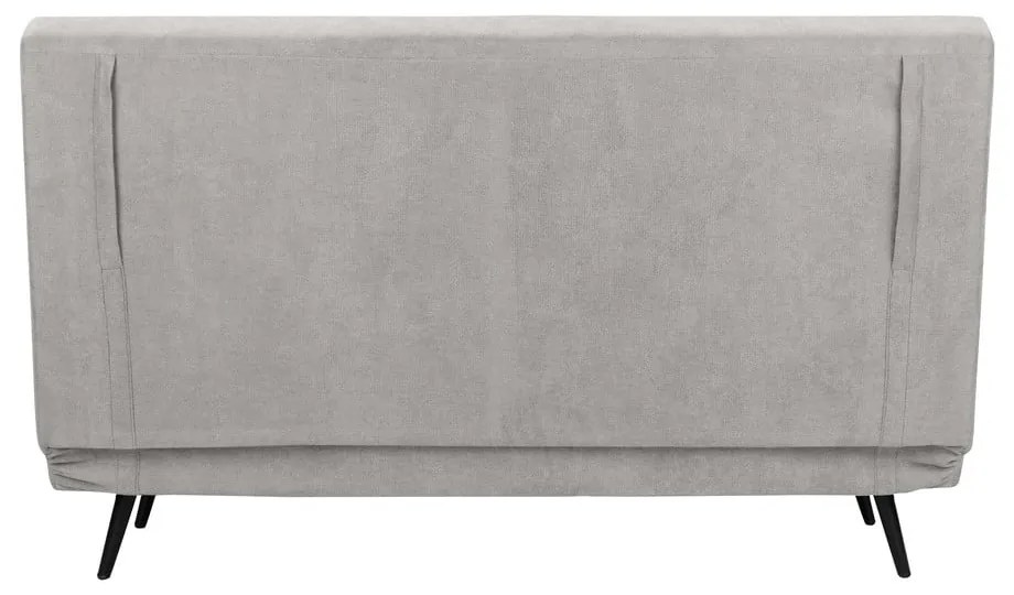 Canapea gri deschis extensibilă 87 cm Mallory – Støraa
