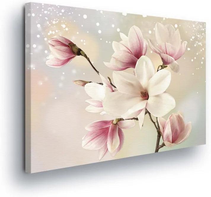 GLIX Tablou - Magical Pink Flowers 100x75 cm