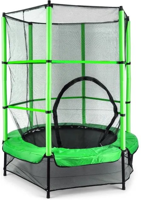 KLARFIT ROCKETKID, verde, 140 cm, trambulină