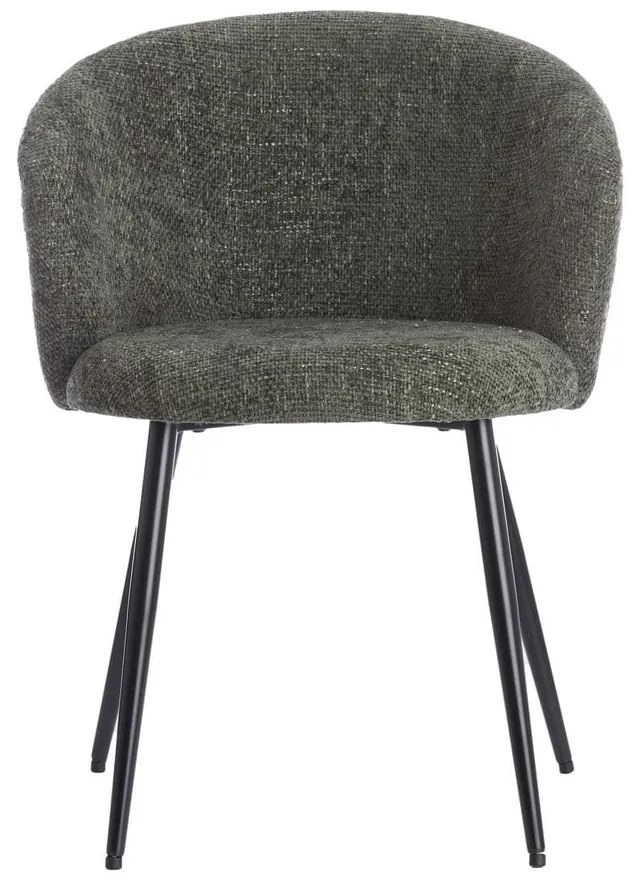 Set de scaune de sufragerie kaki 2 buc. din metal Radaja – Light &amp; Living