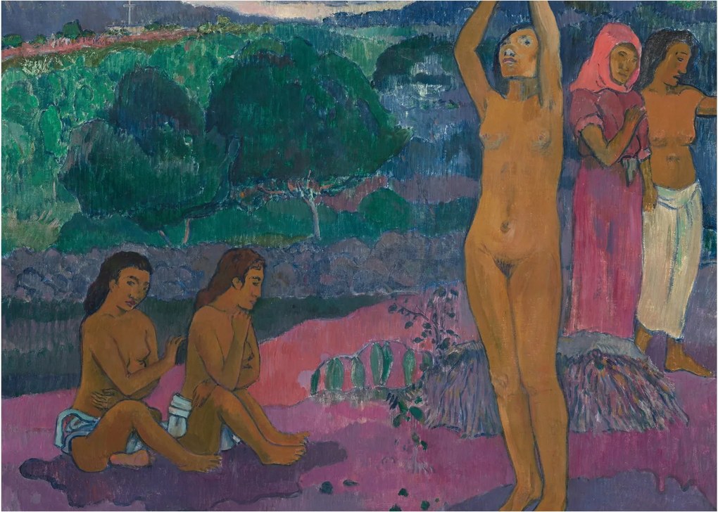 Tablou - Paul Gauguin, The Invocation, reproducere (70x50 cm)