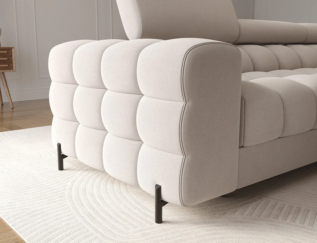 Coltar extensibil dreapta 3 locuri ELTAP, RT-18SO, Felro, 285x181x93 cm, lemn/poliester, bej