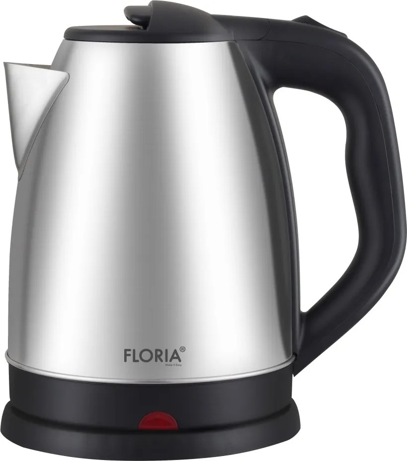 Fierbator electric Floria ZLN4902 Gri, putere 1500W, capacitate 2 L, indicator luminos