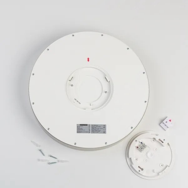 Brilagi - Plafonieră LED pentru baie POOL, 36W, 230V, Ø 40 cm, IP54, crom