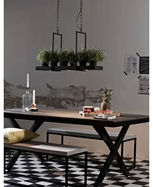 Markslöjd 105780 - LED Lustră dimmabilă pe lanț TRAY 3xLED/3W/230V negru