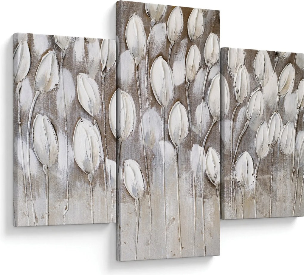 Tablou - Lalele structurate (90x60 cm)
