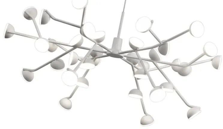 Lustra LED dimabil design modern ADN alb Large