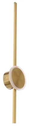 Aplică LED de perete BATUTA, 12W/230V, aurie