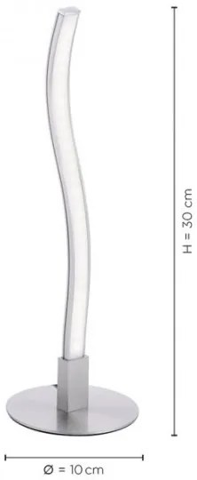 Lampă LED de masă WAWE LED/3W/230V crom mat Leuchten Direkt 15128-55