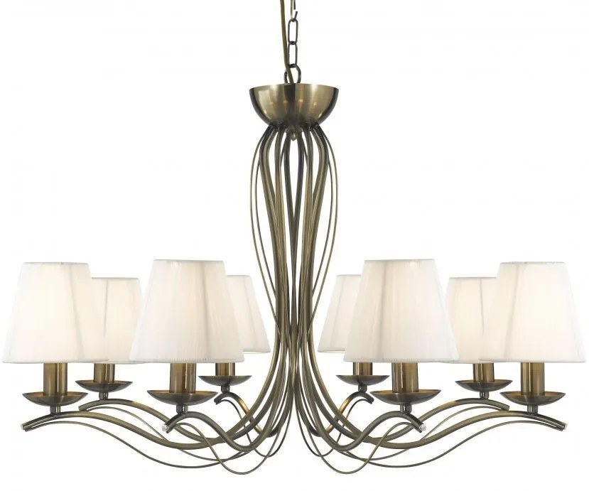 Candelabru stil clasic cu 8 brate Andretti alama antic 9828-8AB SRT