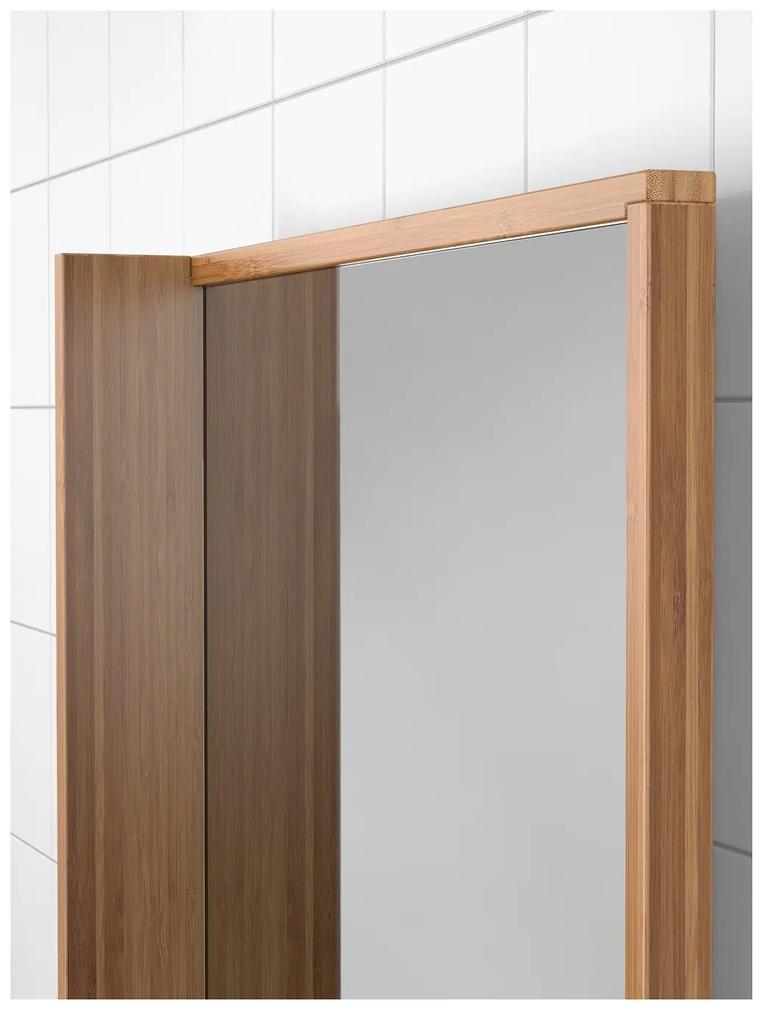 Oglinda, bambus 53x50 cm