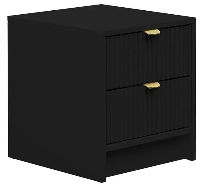 Noptieră Rozoma 2SZ (Negru molet + auriu) . 1104522