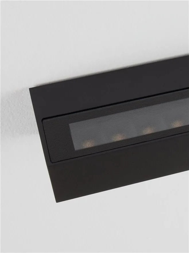 Aplica exterior neagra liniara 50cm IP65 LED CCT PRISMATIC