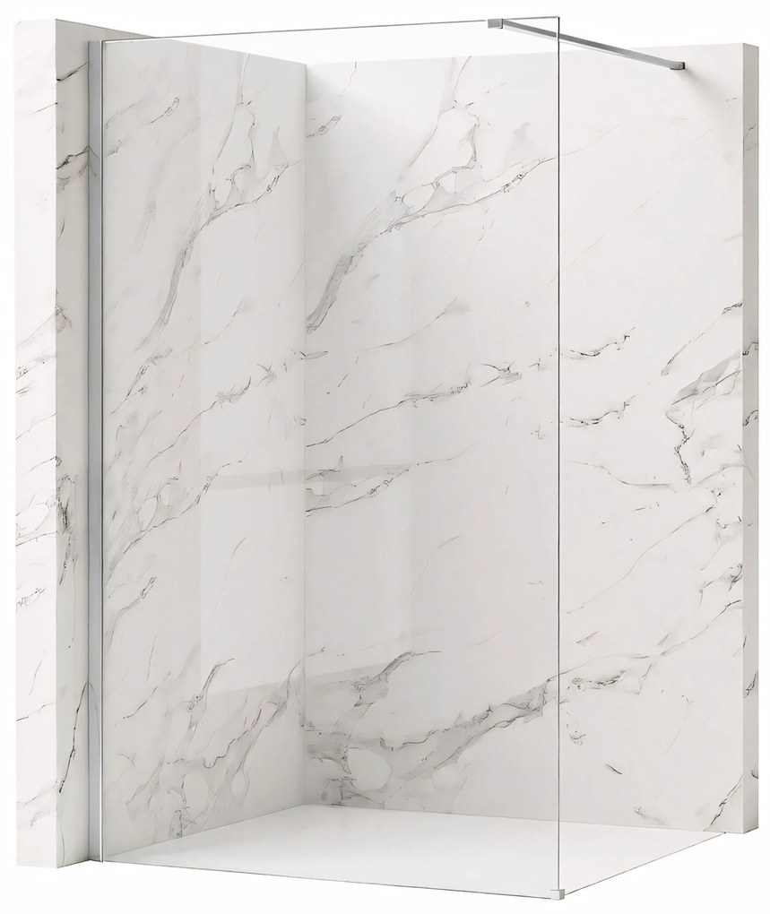 Paravan de dus Rea Flexi Transparent / Chrome 120