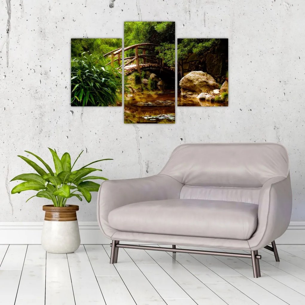 Tablou - Pod prin râu (90x60 cm)