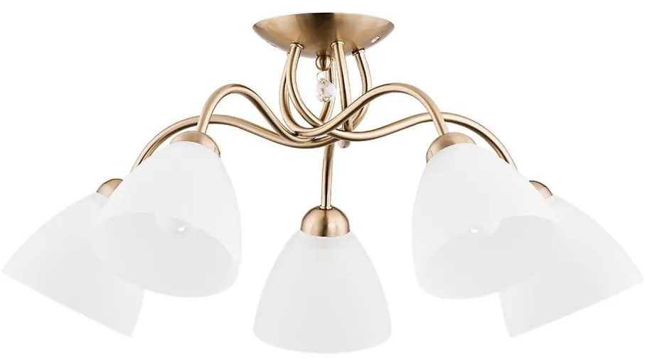 Lustră aplicată AMARILLO 5xE27/15W/230V auriu