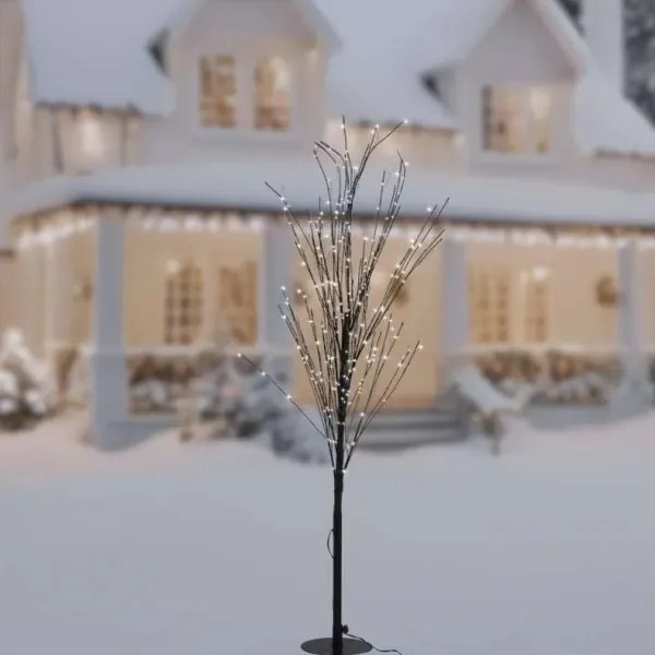 Decorațiune LED de exterior pentru Crăciun 600xLED/3,8W/230V 120 cm alb cald IP44