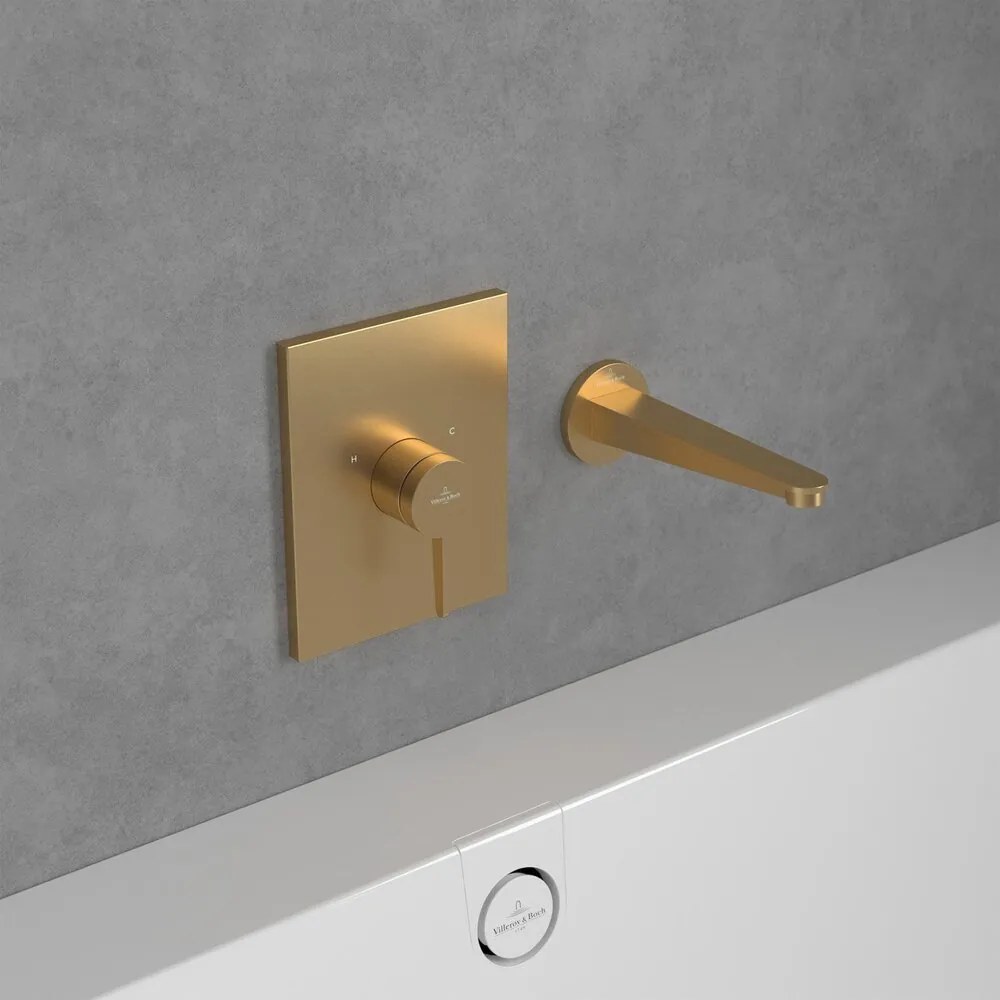 Baterie dus incastrata Villeroy&Boch Conum auriu periat fara corp ingropat